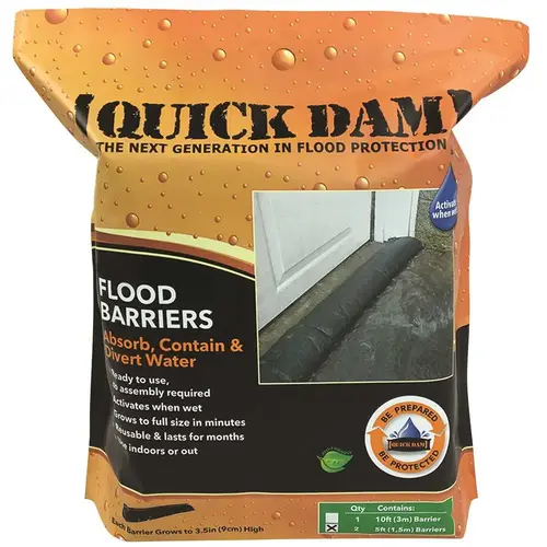 Flood Barrier 6-In. x 5-Ft., 2-Pk.