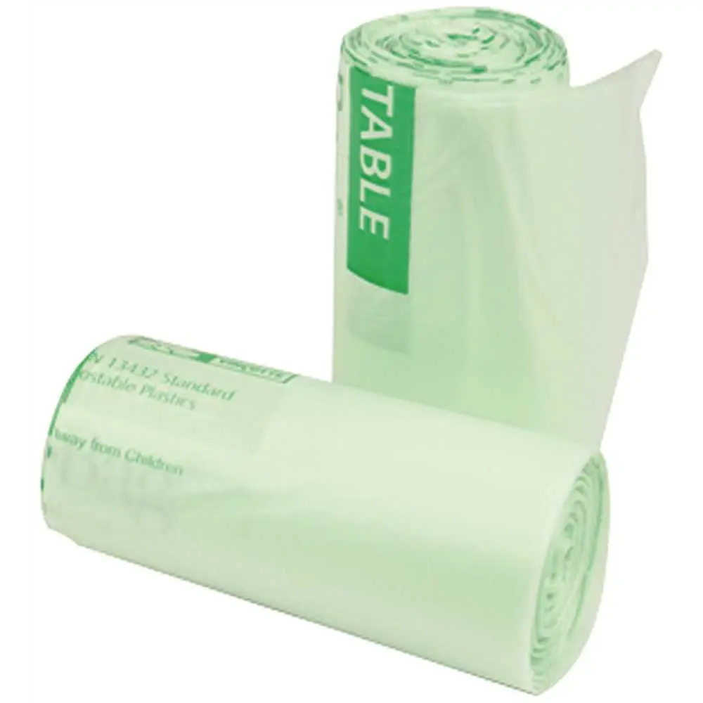 National Brand Alternative 3 Gal. 17 in. x 17 in. 0.7 mil Green Compostable Trash Bags - pack of 500 NT1025-X-00009 National Brand Alternative 3 Gal. 17 in. x 17 in. 0.7 mil Green Compostable Trash Bags - pack of 500 NT1025-X-00009