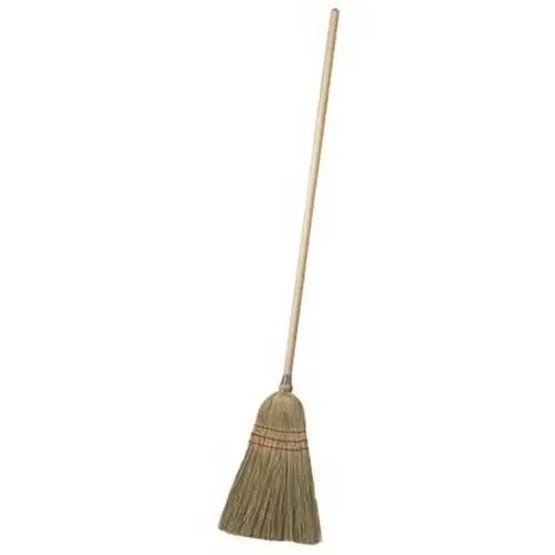55 in. Corn Brooms Housekeeping Tan