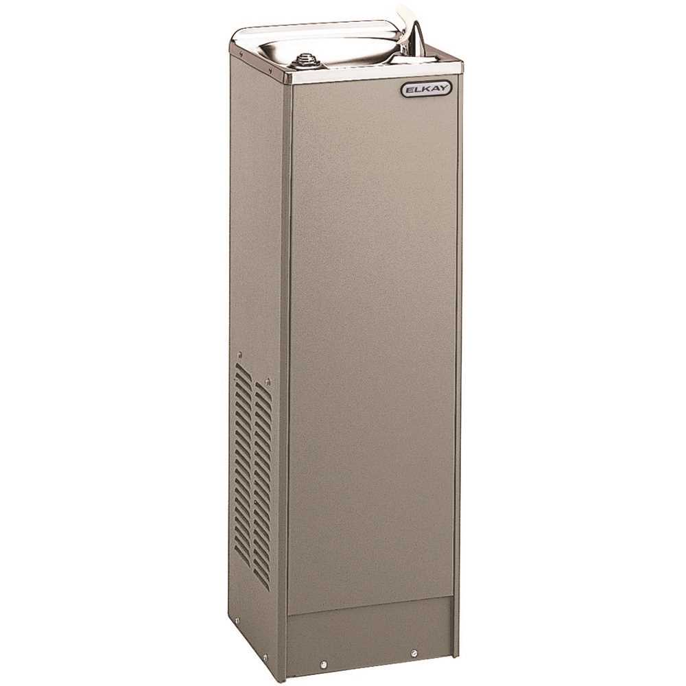 Elkay FD7003T1Z 3-GPH Space-Ette Sandalwood Drinking Fountain Floor Model Non-Filtered