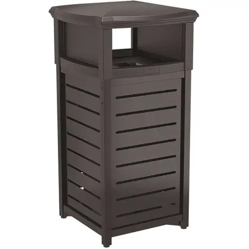 30 Gal. Thermoplastic-Coated Touchless Trash Can Black 30 Gal. Thermoplastic-Coated Touchless Trash Can Black