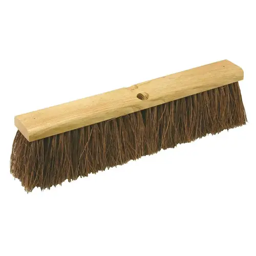 18 in. Palmyra Fiber Garage Push Broom Head Brown 18 in. Palmyra Fiber Garage Push Broom Head Brown