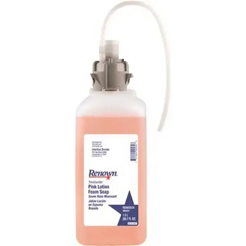 1,500 ml Pink Counter-Mounted Foam Hand Soap Refill 1,500 ml Pink Counter-Mounted Foam Hand Soap Refill