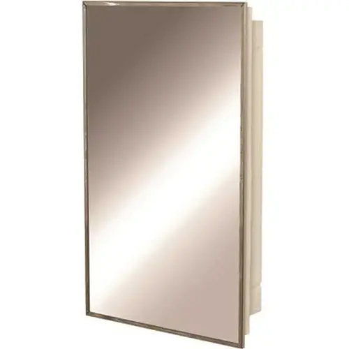 Vista Style 16 in. W x 26 in. Medicine Cabinet Mirrored Recessed White
