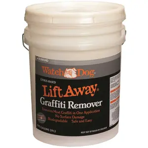 Dumond Chemicals 8205 WATCH DOG LIFT AWAY NON POROUS SURFACE GRAFFITI REMOVER, 5 GALLON