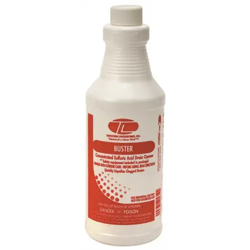 Buster Liquid Drain Opener Quart Dark Red - pack of 12 Buster Liquid Drain Opener Quart Dark Red - pack of 12