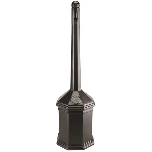 Smoker's Outpost Site Saver 1.25 Gal. Black Cigarette Receptacle Outdoor Ashtray Smoker's Outpost Site Saver 1.25 Gal. Black Cigarette Receptacle Outdoor Ashtray
