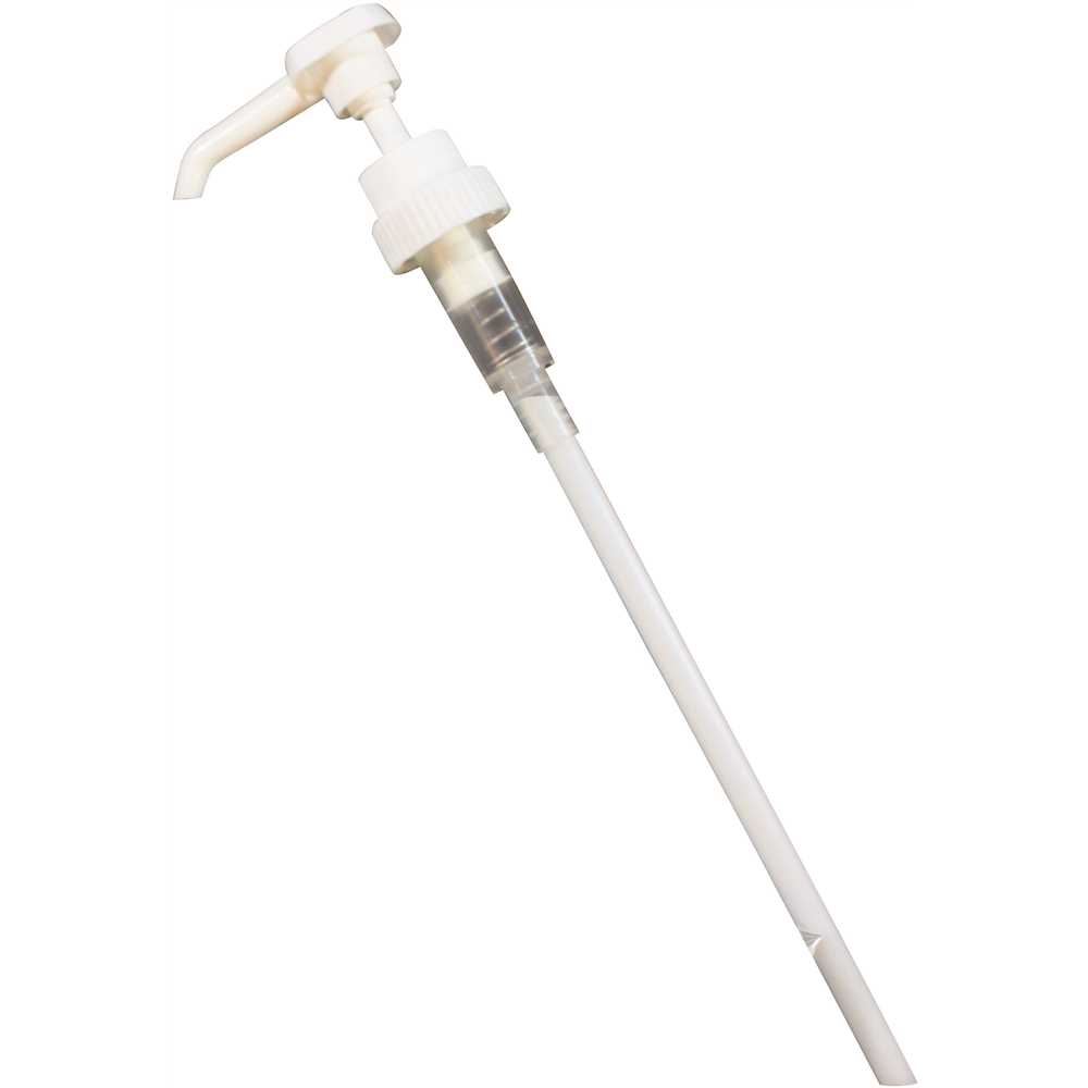 Renown REN05110 1 oz. Lock-Down Plastic Dispensing Pump White