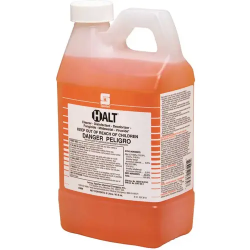 Halt 2 Liter One Step Cleaner/Disinfectant Orange Halt 2 Liter One Step Cleaner/Disinfectant Orange