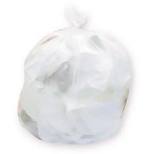 40 Gal. to 45 Gal. 16 mic 40 in. x 48 in. Natural HDPE Liners (10/) 84 Pallet Clear