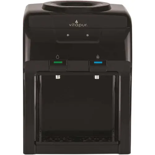 3-5 Gal. Cold/Room Temperature Countertop Water Cooler Dispenser in Black 3-5 Gal. Cold/Room Temperature Countertop Water Cooler Dispenser in Black