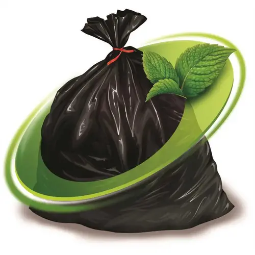 Rodent Repellent Compactor Tubing Trash Bags (No Seal) 29 in. #4 in Black 263 ft. (1-Pallet of ) Color/Finish Family - pack of 63