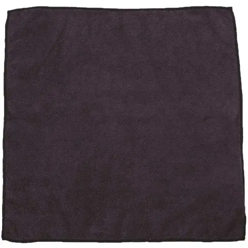 16 in. x 16 in. Black Multi-Purpose Microfiber Cloth 16 in. x 16 in. Black Multi-Purpose Microfiber Cloth