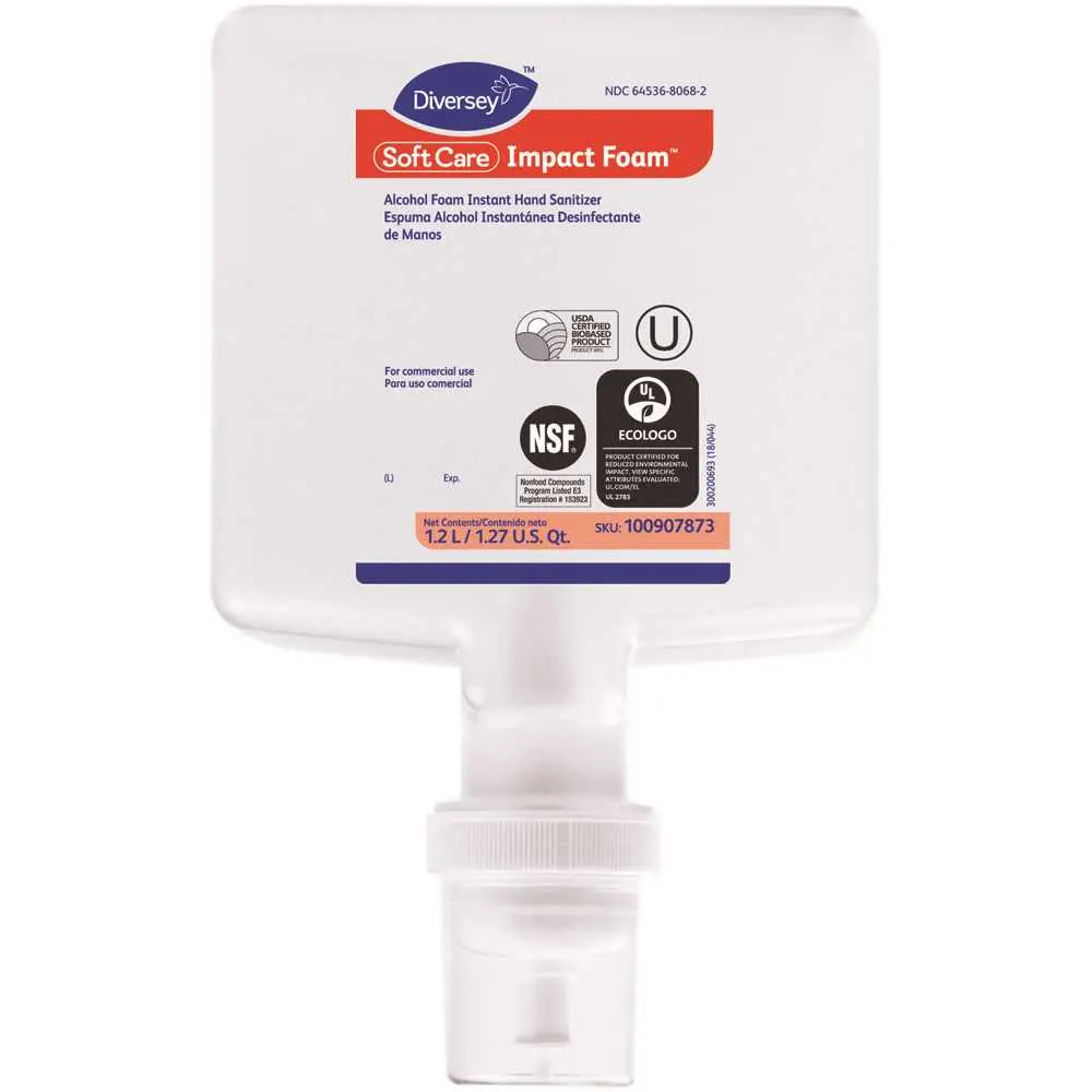 SOFT CARE 1.2 l Impact Foam Instant Hand Sanitizer Clear 100907873 SOFT CARE 1.2 l Impact Foam Instant Hand Sanitizer Clear 100907873