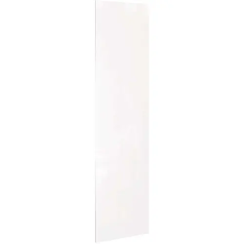 Standard 3 in. x 42 in. x 1 in. Cabinet Filler in White Gloss Standard 3 in. x 42 in. x 1 in. Cabinet Filler in White Gloss