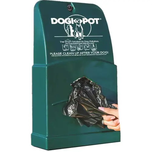 Poly Junior Bag Dispenser Green