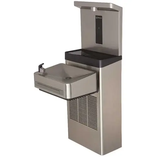 Wall Mount ADA Water Cooler Drinking Fountain with Bottle Filler Stainless Steel