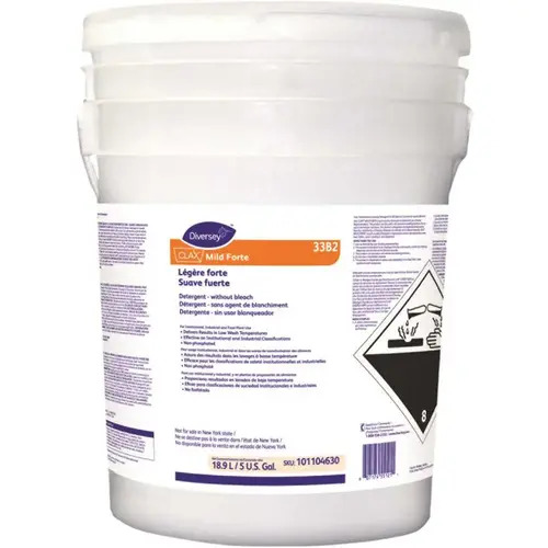 Clax Mild Forte 33B2 5 Gal. Surfactant Liquid Laundry Detergent without bleach (240 loads) Clax Mild Forte 33B2 5 Gal. Surfactant Liquid Laundry Detergent without bleach (240 loads)