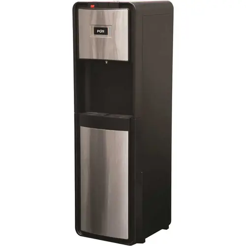 Bottleless Point-of-Use Hot/Room/Cold Water Dispenser in Black and Stainless with Dual-Stage Water Filtration System Bottleless Point-of-Use Hot/Room/Cold Water Dispenser in Black and Stainless with Dual-Stage Water Filtration System