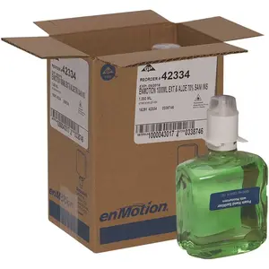 ENMOTION 42334 Green and Fragrance Free Gen2 Moisturizing E3-Rated Foam Sanitizer Dispenser Refill