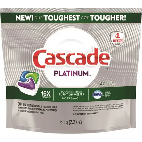 2.2 oz Platinum ActionPacs Fresh Scent Dishwasher Detergent with Dawn - pack of 4 2.2 oz Platinum ActionPacs Fresh Scent Dishwasher Detergent with Dawn - pack of 4