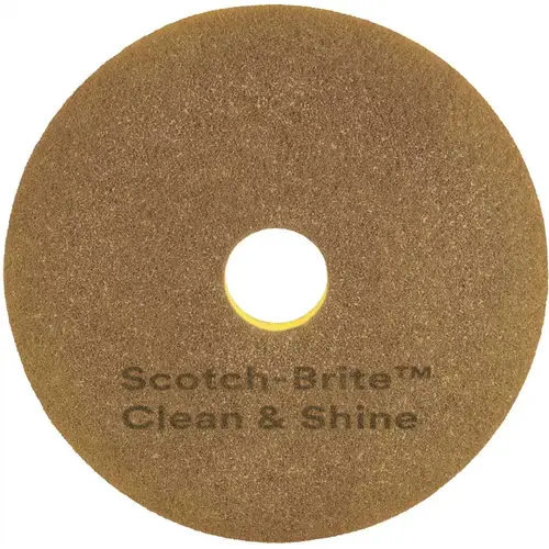 13 in. Scotch-Brite Clean and Shine Pad Yellow/Gold - pack of 5 13 in. Scotch-Brite Clean and Shine Pad Yellow/Gold - pack of 5
