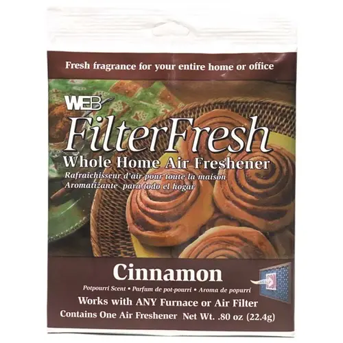 Filter Fresh Cinnamon Whole Home Air Freshener White