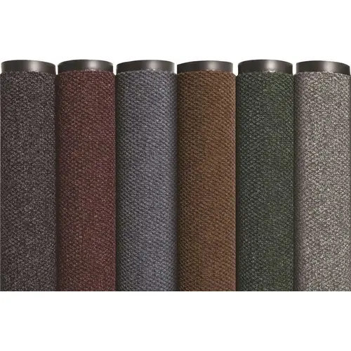 Polynib 3 ft. x 5 ft. Charcoal Commercial Floor Mat