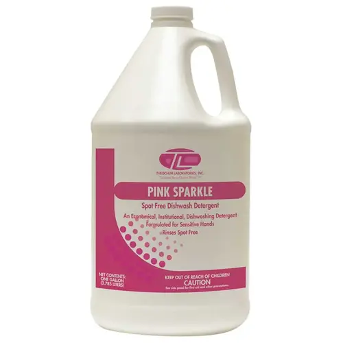 1 Gal. Pink Sparkle Liquid Dishwash Detergent Spot Free