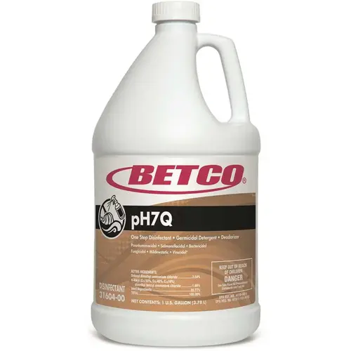 Ph7q 128 oz. pH Disinfectant Detergent and Deodorant Light Amber - pack of 4 Ph7q 128 oz. pH Disinfectant Detergent and Deodorant Light Amber - pack of 4