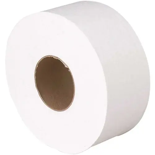 White 2-Ply Jumbo Jr. Bathroom Tissue - pack of 8