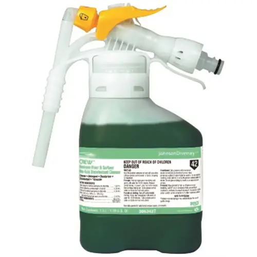 RTD 52.7 oz. Restroom Floor and Surface Non-Acidic Disinfectant/Cleaner Green RTD 52.7 oz. Restroom Floor and Surface Non-Acidic Disinfectant/Cleaner Green