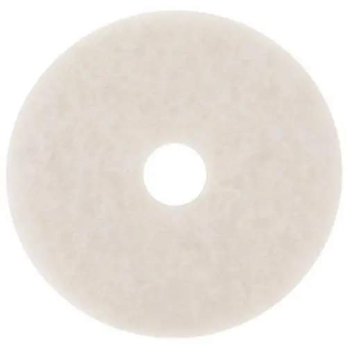 27 in. White Super Polish Floor Pad