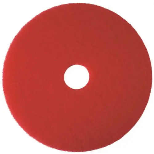 13 in. Red Buffing Floor Pad