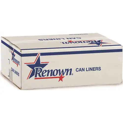 33 Gal. 22 mic 33 in. x 40 in. Silver Can Liner - pack of 250 33 Gal. 22 mic 33 in. x 40 in. Silver Can Liner - pack of 250