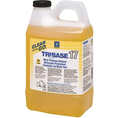 TriBase 2 Liter Multi Purpose Cleaner Dark Yellow TriBase 2 Liter Multi Purpose Cleaner Dark Yellow
