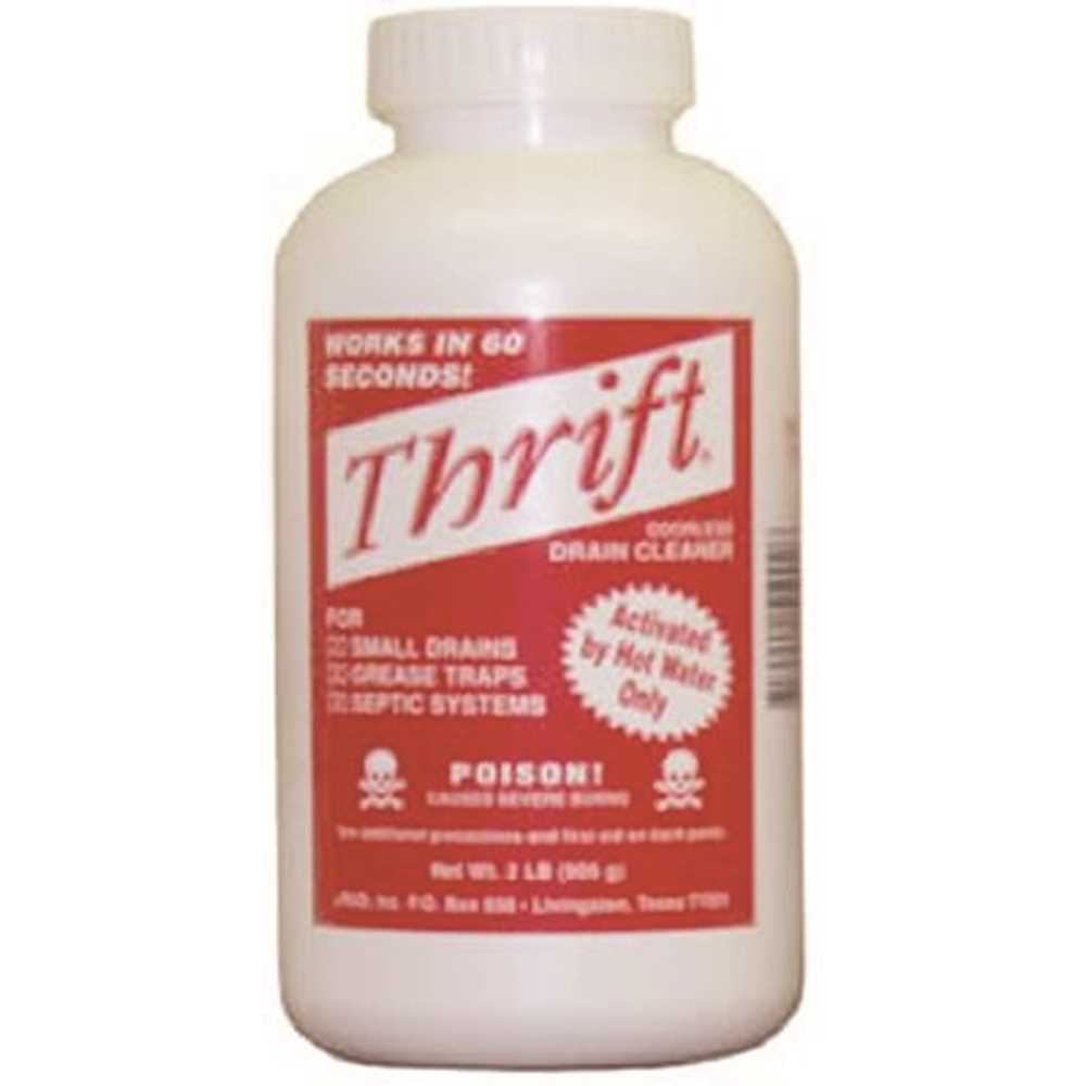 Thrift T-100 1 lb. Thrift Drain Cleaner White
