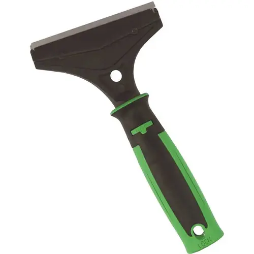 4 in. Head Short Handle Scraper Black