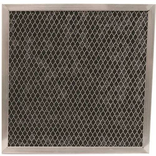 8-15/16 in. x 8-15/16 in. x 3/8 in. Carbon Range Hood Filter Silver