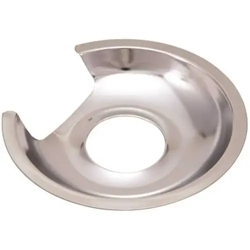 Electric Range Universal Drip Pan in Chrome, 6 in. - pack of 6