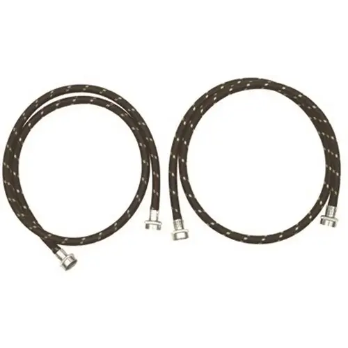 5 ft. Nylon Braided Washing Machine Fill Hose - Pair 5 ft. Nylon Braided Washing Machine Fill Hose - Pair
