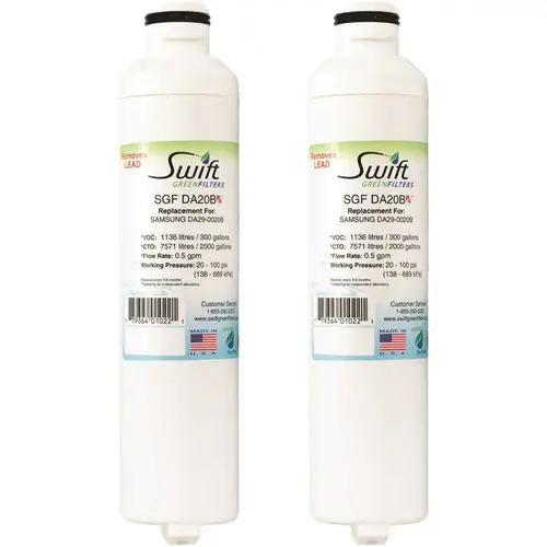 Replacement Water Filter for SAMSUNG DA29-0020B - pack of 2