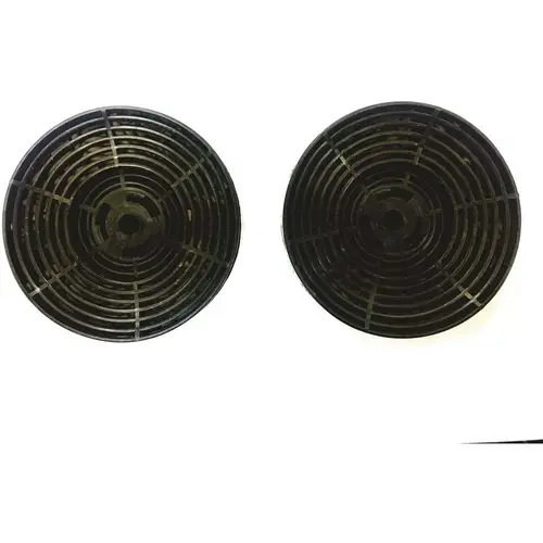 Range Hood Carbon/Charcoal Filters for Ductless/Ventless Recirculating Installation and Replacement for (-Piece) Gray