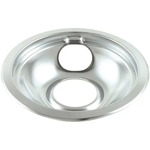 6 in. Electric Range Chrome Drip Pan