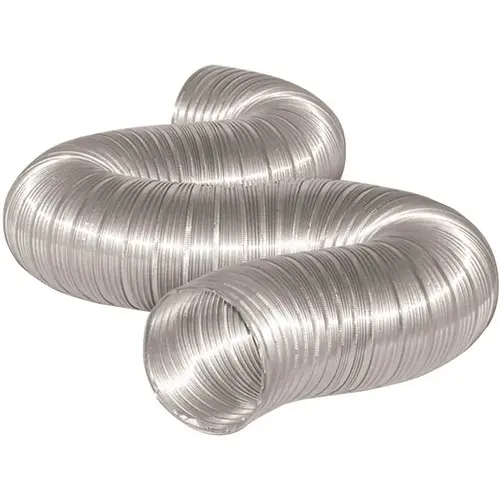 6 in. x 8 ft. Semi-Rigid Flexible Aluminum Duct silver 6 in. x 8 ft. Semi-Rigid Flexible Aluminum Duct silver