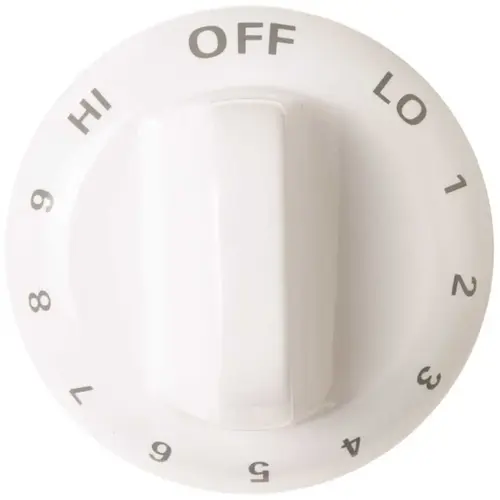 White Range Cooktop Knob White Range Cooktop Knob