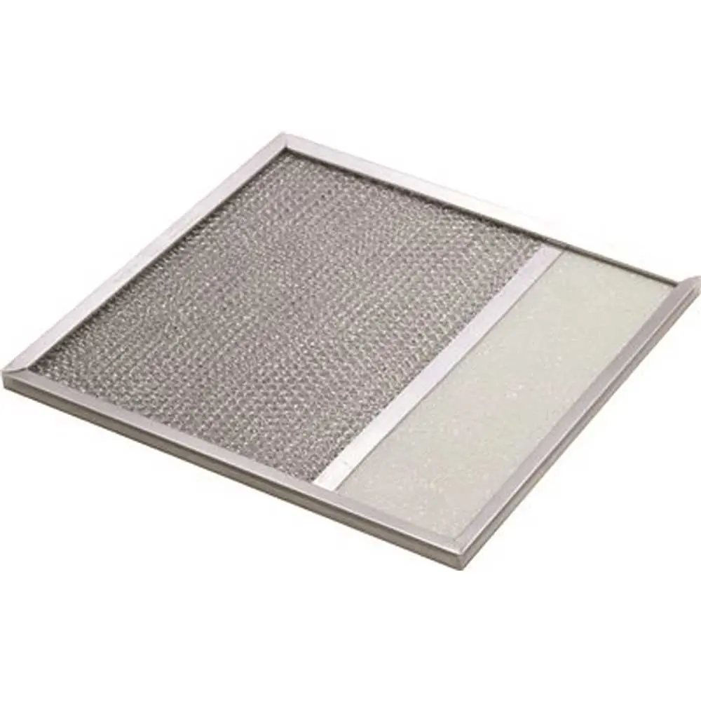 SUPCO 11-3/8 in. x 11-3/8 in. Filter with Lens Silver/Matte RLF1104 SUPCO 11-3/8 in. x 11-3/8 in. Filter with Lens Silver/Matte RLF1104