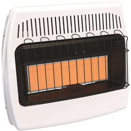 30,000 BTU Vent Free Infrared LP Wall Heater White 30,000 BTU Vent Free Infrared LP Wall Heater White