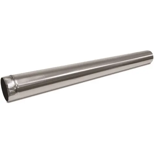 3 in. x 5 ft. Round Metal Duct Pipe