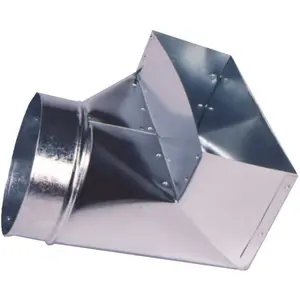 Master Flow 90RB10X4X6 10 in. x 4 in. to 6 in. 90-Degree Register Box